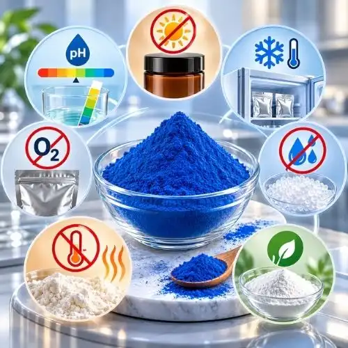 How to prevent fading in phycocyanin formulations